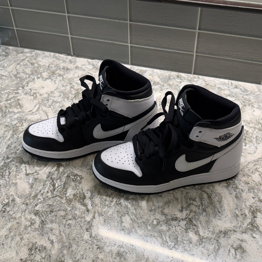 Nike Air Jordan 1 Retro High OG Black and White High-Top Sneakers
